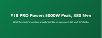 Y18 PRO 5000W Peak Power & 380 N·m Torque: What It Feels Like | Flydone