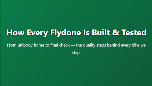 How Every Flydone Is Built & Tested | Flydone