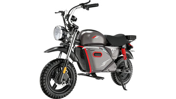 Flydone Y18 Electric Dirt Bike for Adults, 𝟰𝟬𝟬𝟬𝗪 𝗣𝗲𝗮𝗸 Motor 48V 20Ah Off-Road Motorcycle, 35 MPH 60+ Miles Range, Built-In Ride Organizer, Comfort Seat & NFC Control, Gunmetal