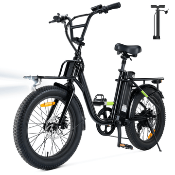 Electric Bike with Dual Rack