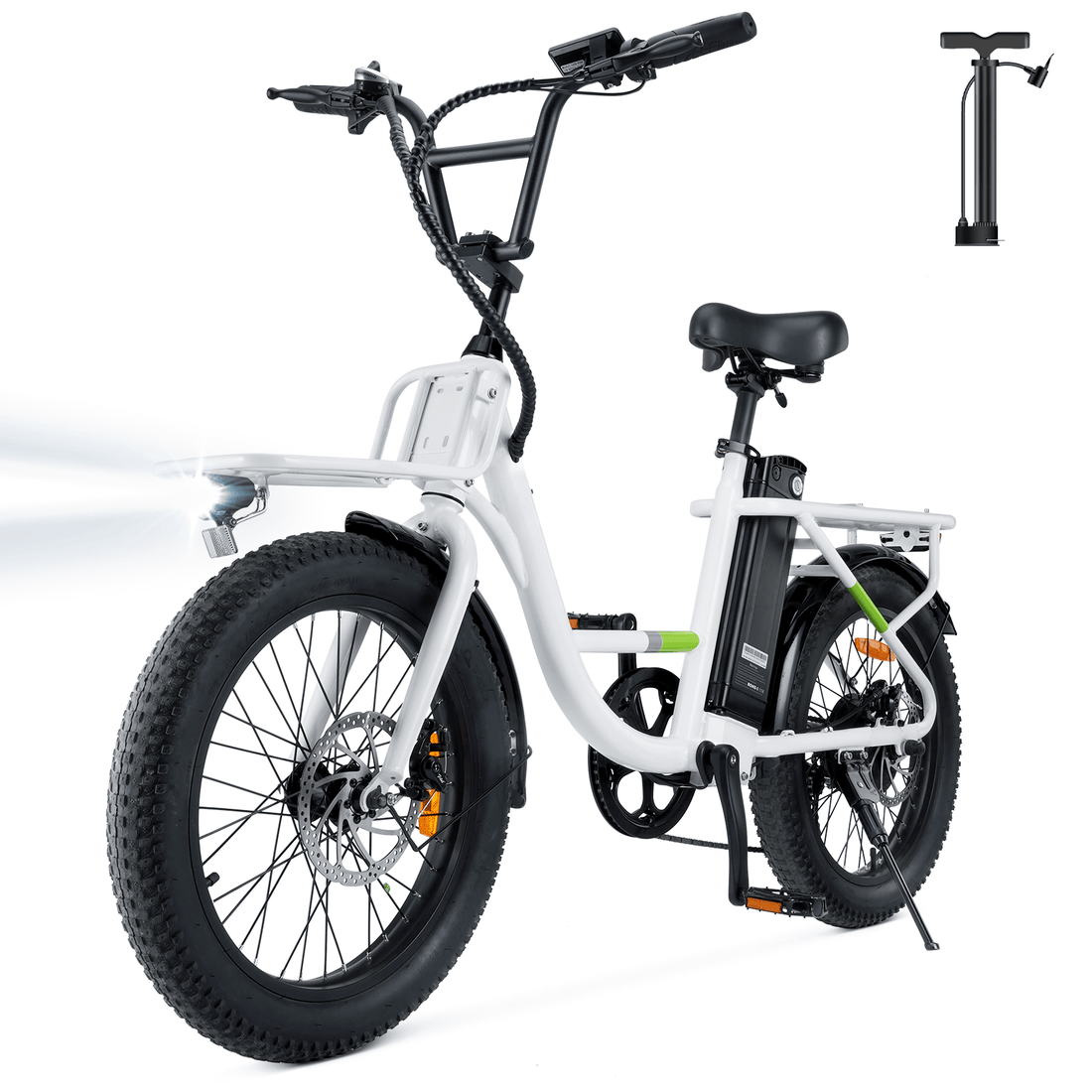 Electric Bike with Dual Rack